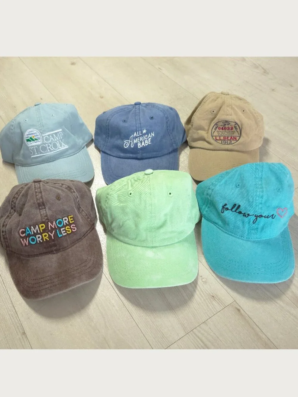 Camping Summer Outdoors Hat Bundle - 6 Included